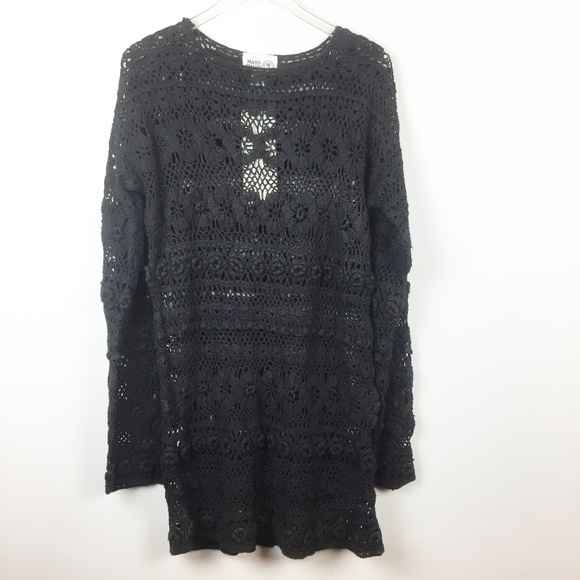 Vintage Dresses & Skirts - Vintage | Mass Transit Crochet Cover Up Dress